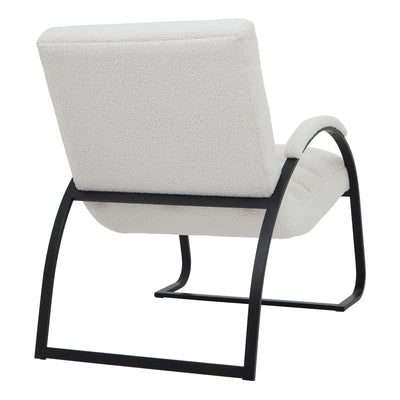Bouclé Ribbed Ark Chair