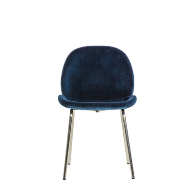 Flanagan Petrol Blue Chair (2pk)
