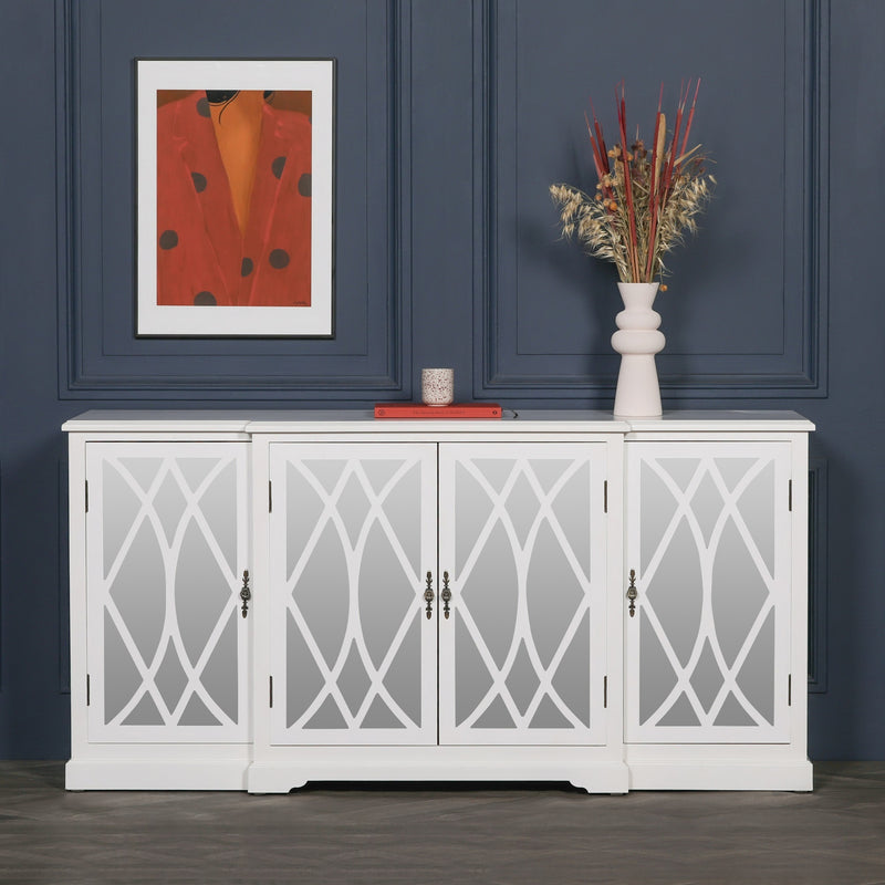 Breakfont White Mirror Front Sideboard