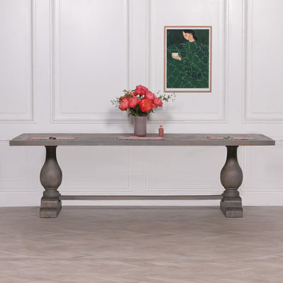 Wooden Rustic Rectangular Dining Table 260cm
