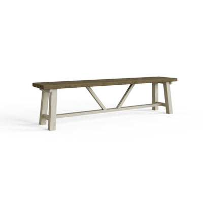 Purbeck truffle 1.8m dining bench