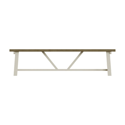 Purbeck truffle 1.8m dining bench