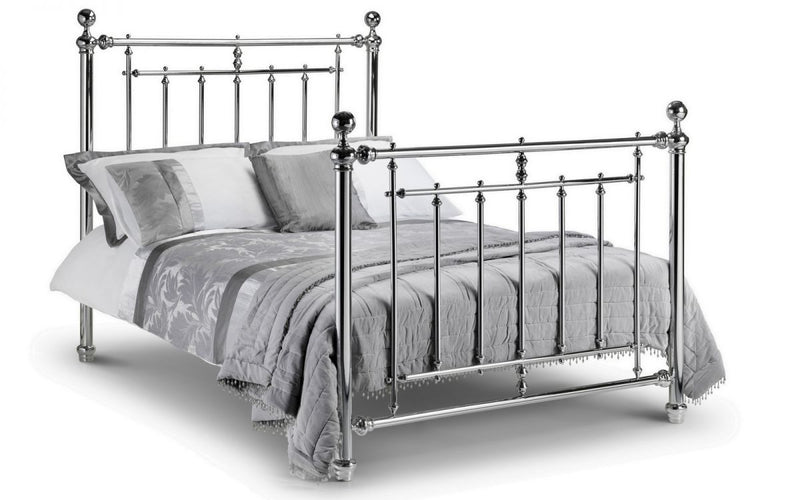 Empress Chrome Double Bed