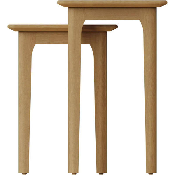 Arvid Oak Nest Of 2 Tables