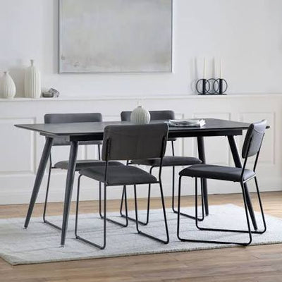 Astley Dining Table in Black