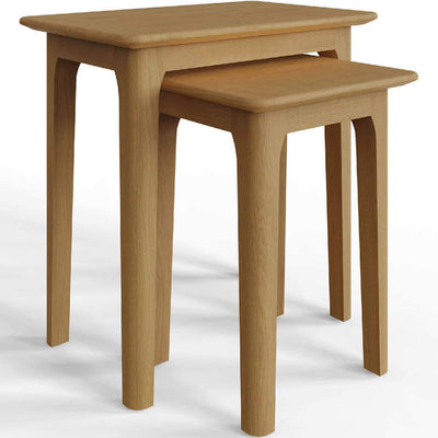 Arvid Oak Nest Of 2 Tables