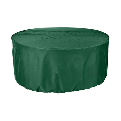 Green Premium 6-8 Seater Extra Large Circular Patio Set Cover - The Pack Design
