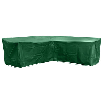 Medium Modular L Shape Sofa Cover in Green - The Pack Design