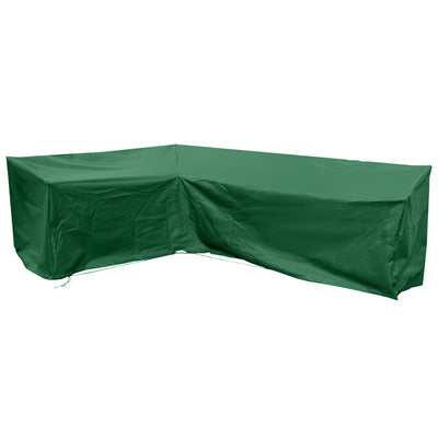 Large Modular L Shape Sofa Cover in Green - The Pack Design