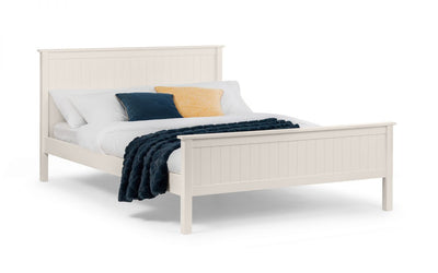 Maine King Bed - Surf White