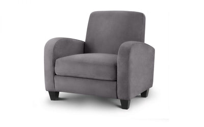 Vivo Chair in Dusk Grey Chenille - The Pack Design