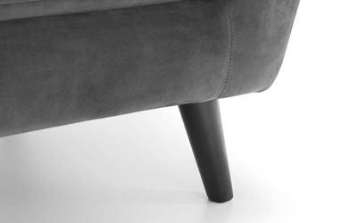 Monza Chair - Grey Velvet - The Pack Design