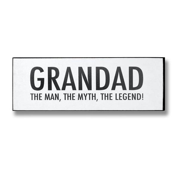 Grandad Plaque - The Pack Design