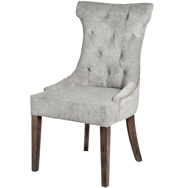 Silver High Wing Ring Backed Dining Chair - The Pack Design