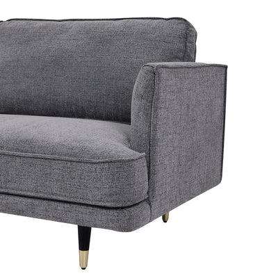 Richmond Grey Large Sofa - The Pack Design