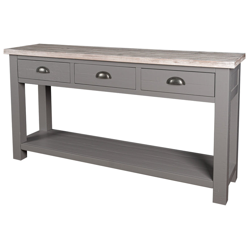 The Oxley Collection Three Drawer Console Table