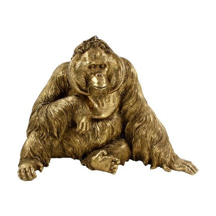 Large Gold Orangutan Ornament - The Pack Design