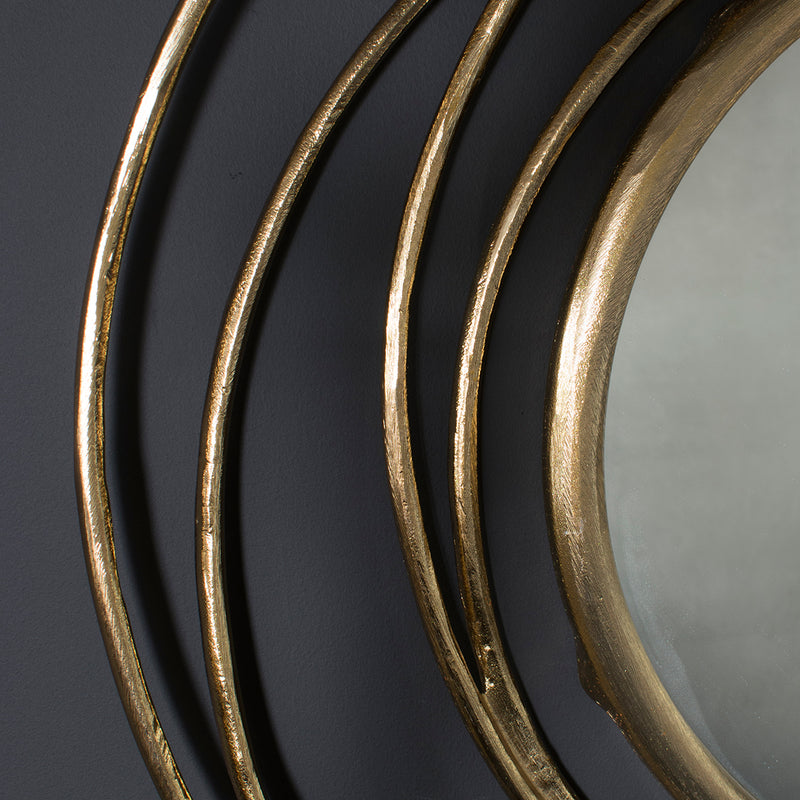 Allende Mirror Satin Gold - The Pack Design