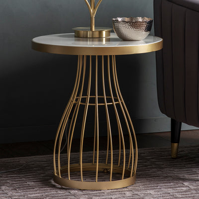 Southgate Side Table Champagne - The Pack Design