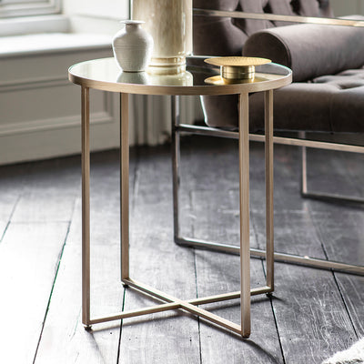 Torrance Side Table Silver - The Pack Design