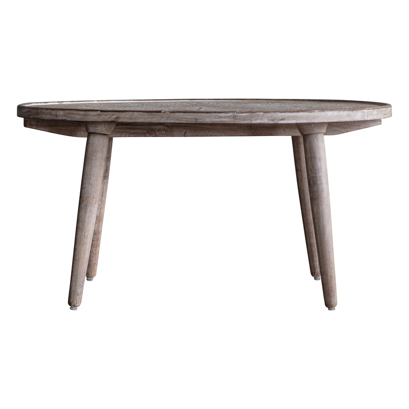 Agra Coffee Table Natural White - The Pack Design