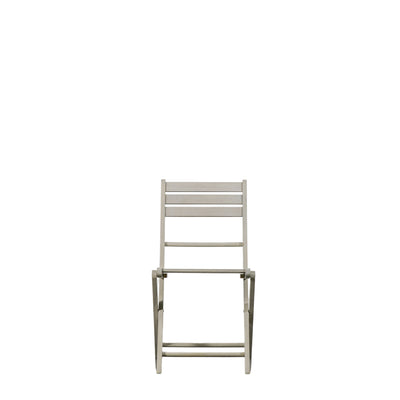 Rezay Folding Chair Whitewash (Pack of 2)