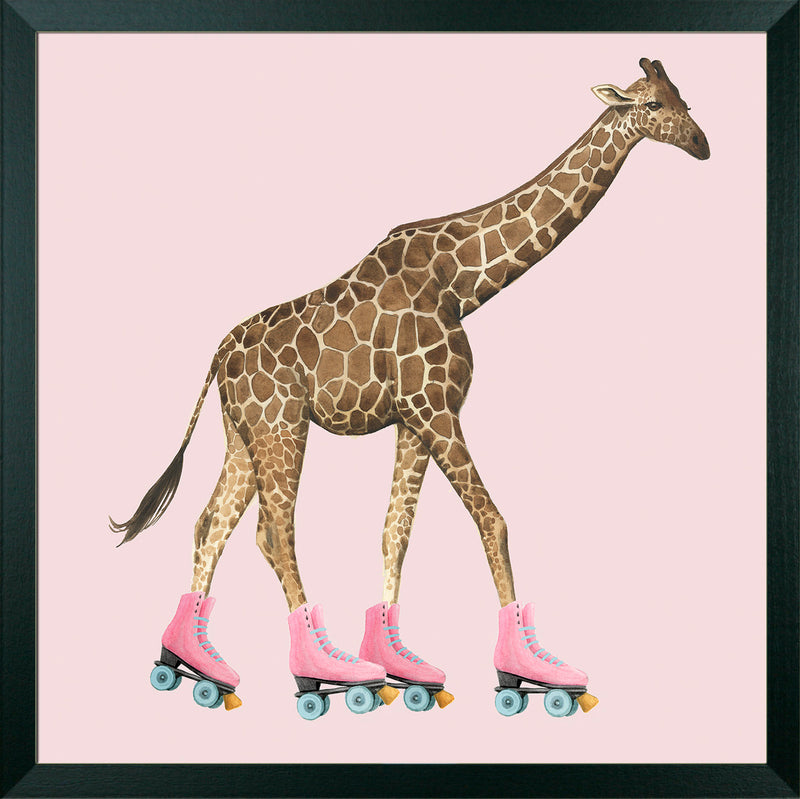 High Rollers I-IV Pink by Grace Popp - Framed