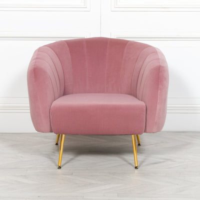 Maison Reproductions Pink Velvet Armchair - The Pack Design