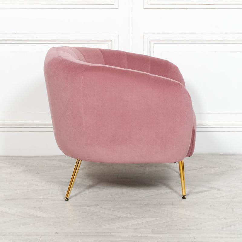 Maison Reproductions Pink Velvet Armchair - The Pack Design
