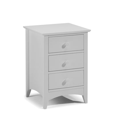 Cameo 3 Drawer Bedside - 2 Colors - The Pack Design
