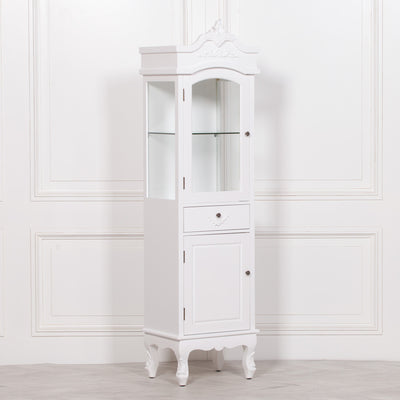 French White Display Cabinet - The Pack Design