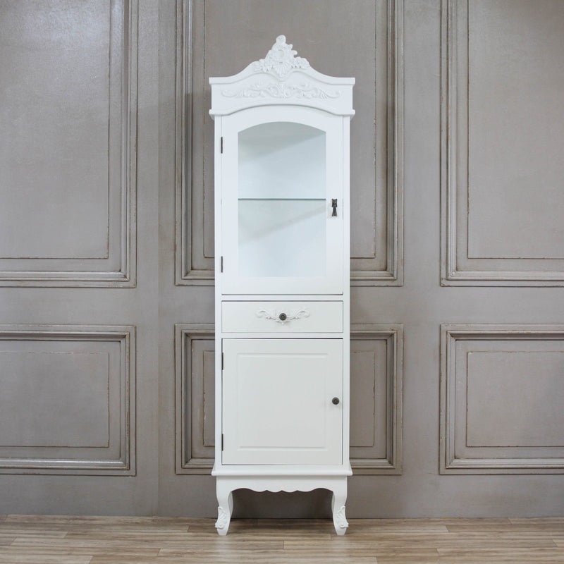 French White Display Cabinet - The Pack Design
