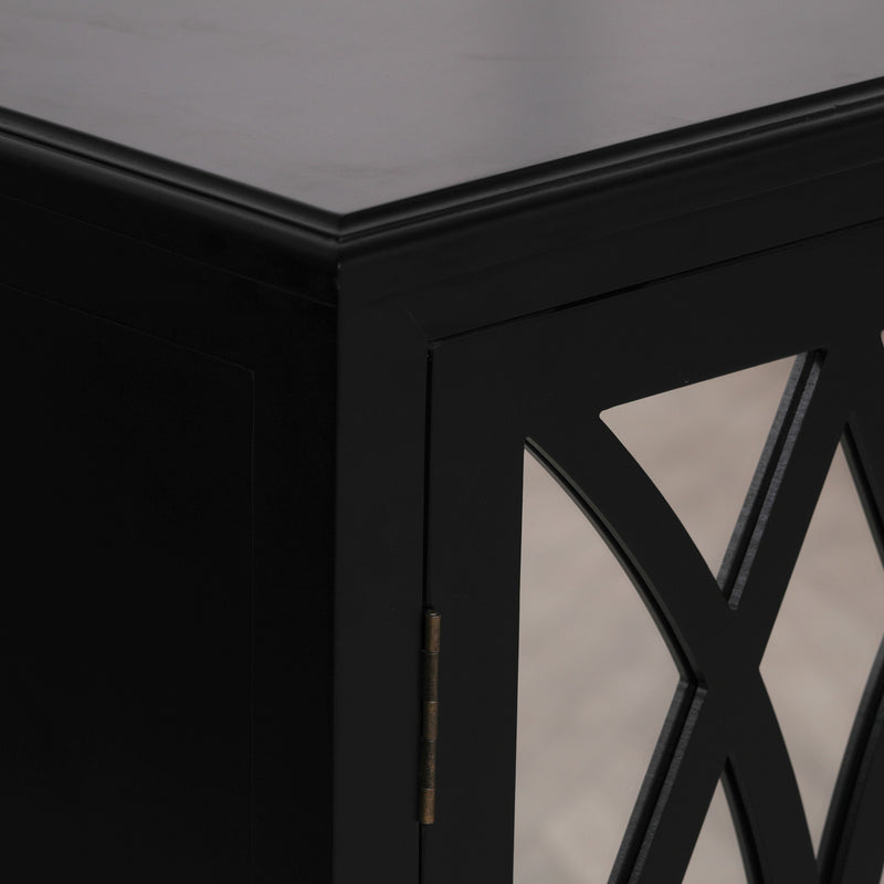 Breakfont Black Mirror Front Sideboard - The Pack Design