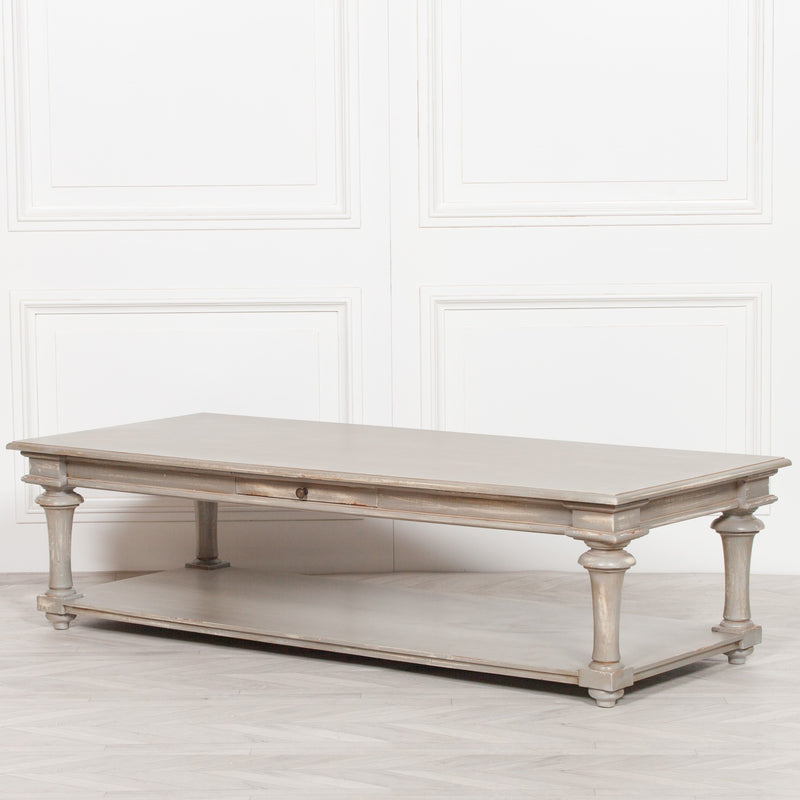 Distressed 170cm Coffee Table