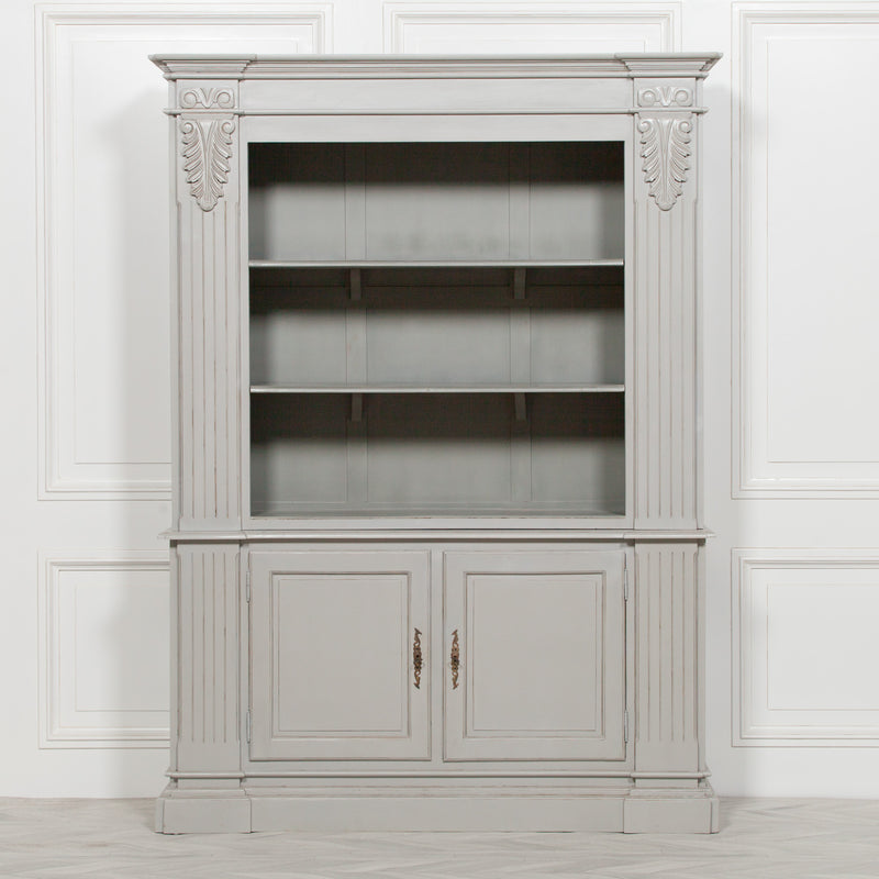 Large Grey Open Bookcase - The Pack Design