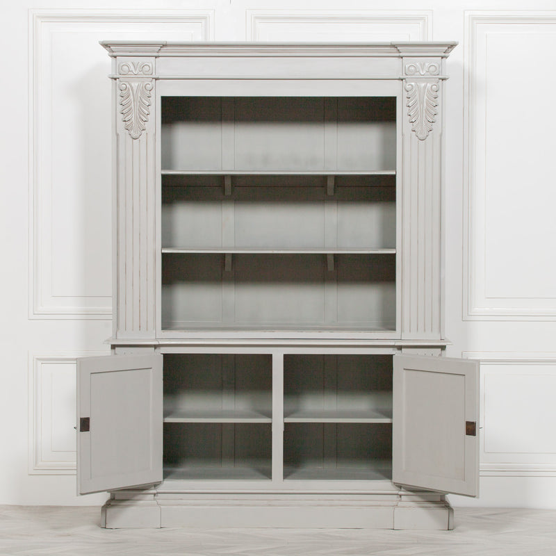 Large Grey Open Bookcase - The Pack Design