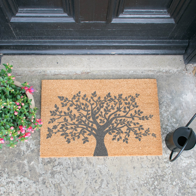 Tree of Life Grey Doormat - The Pack Design