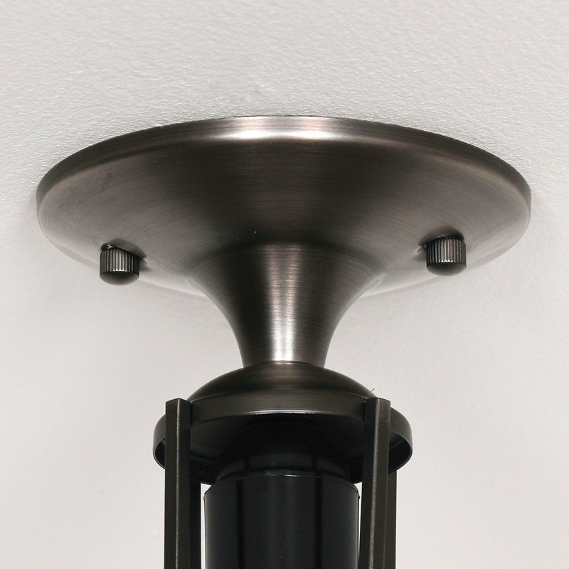 Brushed Silver Ceiling Light - The Pack Design
