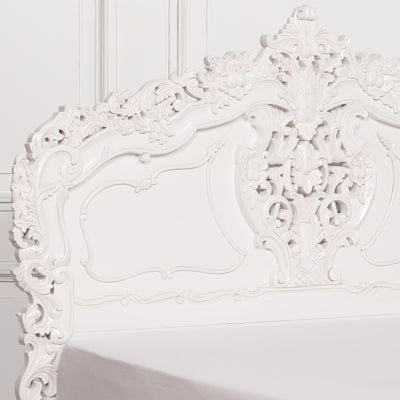 Rococo 5ft King Size Carved Bed