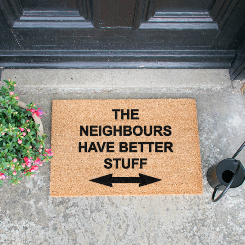 Neighbours Have Better Stuff Doormat - The Pack Design