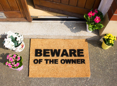 Beware Of The Owner Doormat - The Pack Design