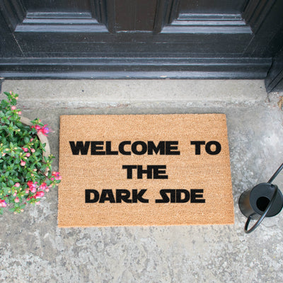 Welcome to the Darkside Star Wars Doormat Quote - The Pack Design