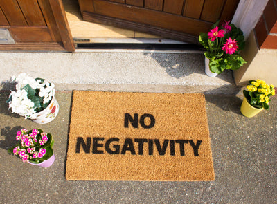 No Negativity Doormat - The Pack Design