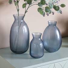 Arno Vase Blue Medium