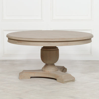 Rustic Round Dining Table 150cm - The Pack Design