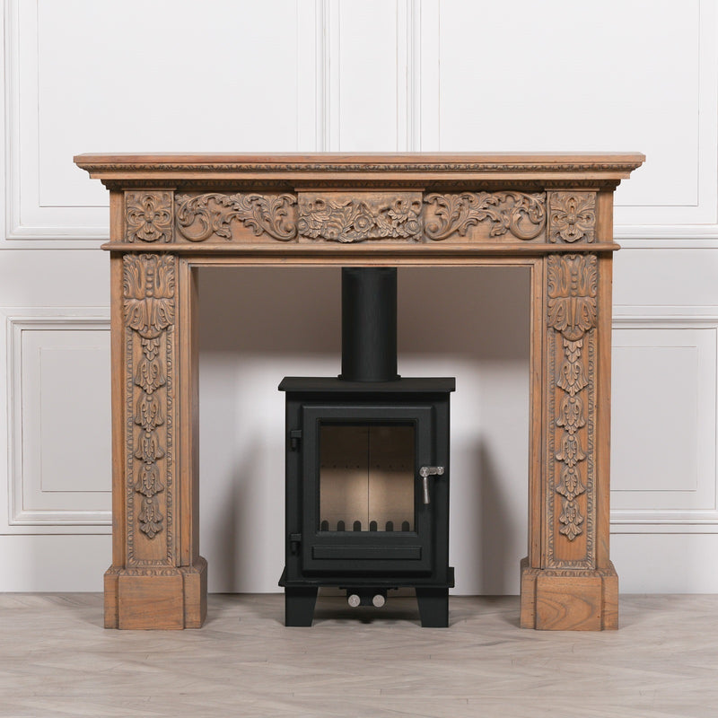 Wooden Carved Fire Surround
