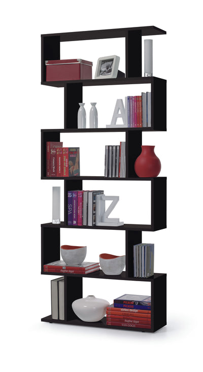 Zing Black Gloss Bookcase - The Pack Design