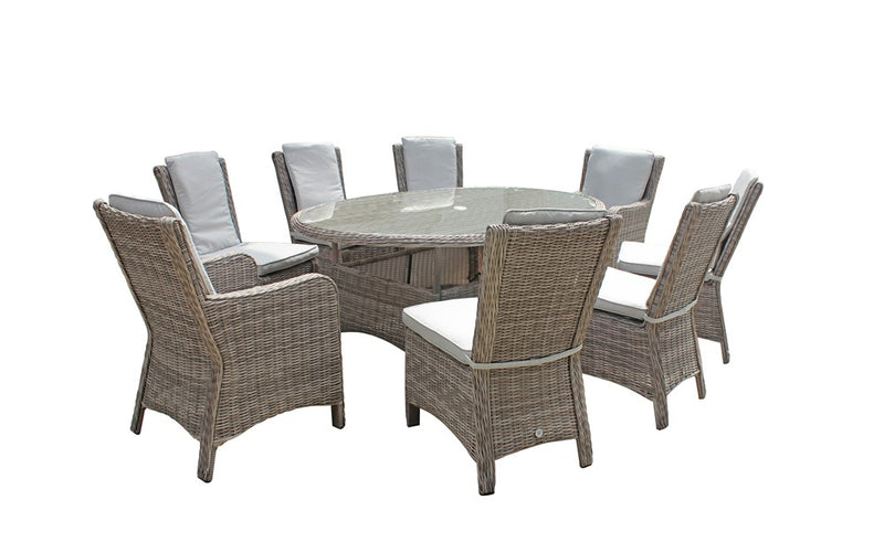 Alexandra 6 Seater Oval Dining Set - The Pack Design