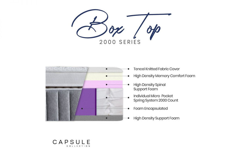 Capsule 2000 Box Top Mattress