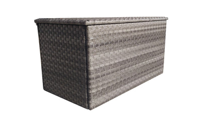 Cushion Box - Medium cushion box in Multi Grey wicker with zipped liner - The Pack Design